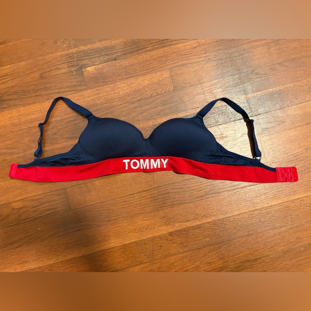Tommy Hilfiger Navy Blue+Red Bra with Logo - Picture 5 of 6